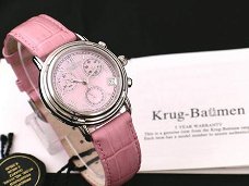 Krug Baumen Principal Pink Pearl Dames Horloge