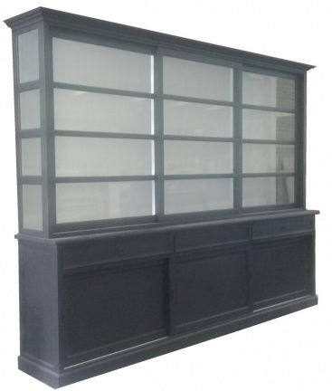 Buffetkast Borssele antraciet - wit 300 x 50/40 x 240cm - nr. 1