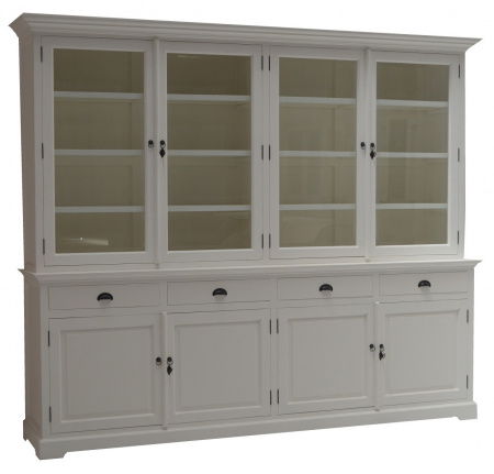 Buffetkast Abcoude wit - wit 250 x 50/40 x 220cm - nr. 1
