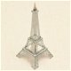 Zoyo metalen bouwpakket Eiffel toren 3D Laser Cut - 1 - Thumbnail