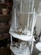 Wit brocante hoge etagere - 2 - Thumbnail