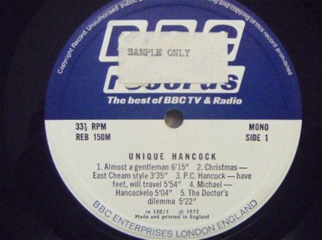 Unique Hancock - LP 1973 - MONO - BBC Records - 3