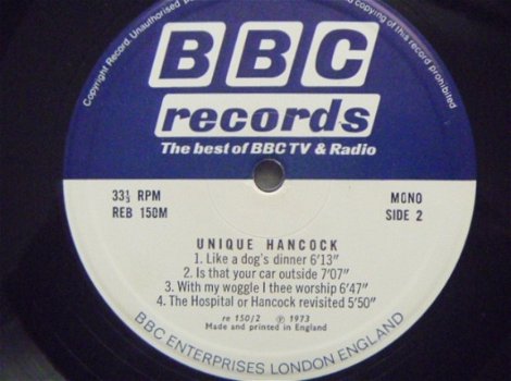 Unique Hancock - LP 1973 - MONO - BBC Records - 4
