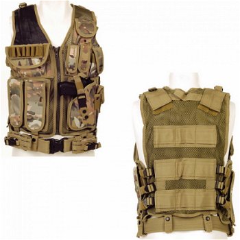 Tactical vest predator van 100% nylon - 1