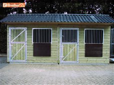Voordelige houten buitenstal(len), buitenboxen, paardenboxen