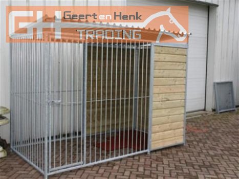 Uit voorraad: Hondenkennels, hondenhok, hondenren - 1