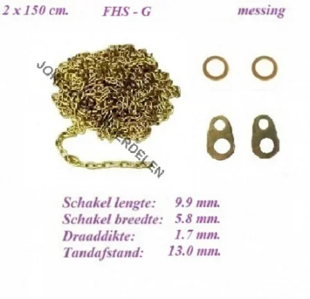 = 2 Klok kettingen = FHS G = 32003 - nr. 1