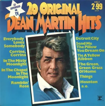 LP - Dean Martin - 20 Originals - 0