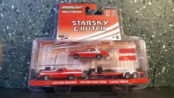 1976 Ford Ranchero + 1976 Ford Gran Torino 1:64 Greenlight - 1