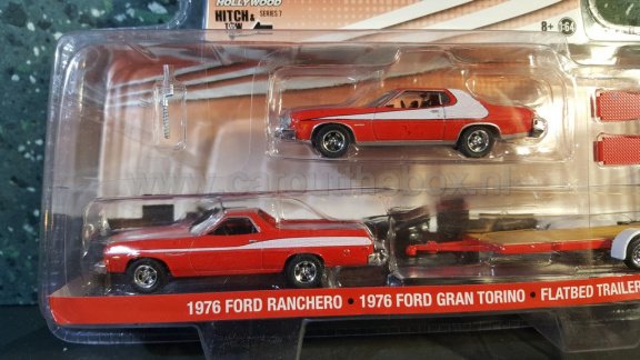 1976 Ford Ranchero + 1976 Ford Gran Torino 1:64 Greenlight - 3