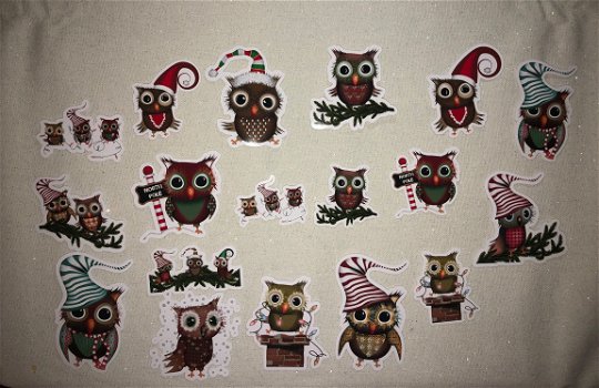 Die Cuts, Kerst uiltjes - 1