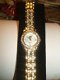 14K Goldplated Elizabeth Taylor White Diamonds Horloge (3) - 1 - Thumbnail