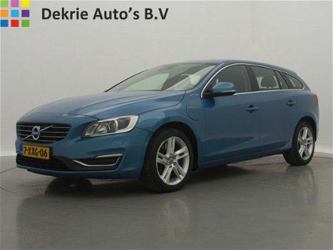 Volvo V60 - 2.4 D6 AWD *€15.700 INCL.* Plug-In Hybrid Summum / LEDER / NAVI / CRUISE CTR. / AIRCO-EC - 1