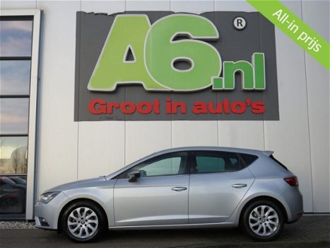 Seat Leon - 1.6 TDI Limited Edition II Trekhaak LED koplampen Leder Stoelverw Navi Clima PDC Bluetoo - 1