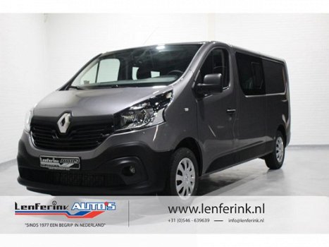 Renault Trafic - 1.6 DCI 125 pk Dubbel Cabine Navi, Airco, Cruise Control, PDC, Schuifdeur rechts, D - 1