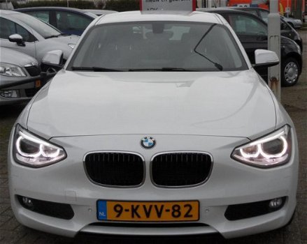 BMW 1-serie - 114i EDE Executive Palermoer Wit Navi Airco Cruise PDC - 1