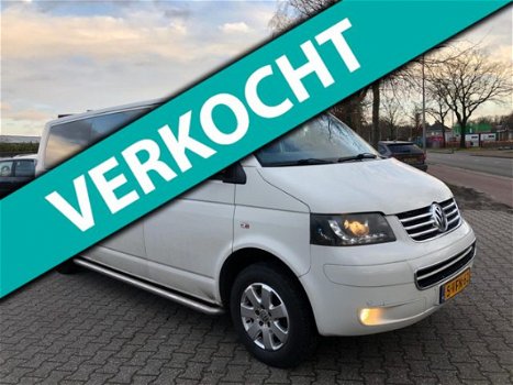 Volkswagen Transporter - 2.5 TDI 340 Trendline DC |T-edition|Navi|Airco|Cruise|PDC|DSG|Leder - 1