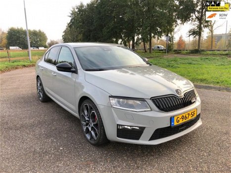 Skoda Octavia - 2.0 TSI RS Unieke Orginele Nano Grey Automaat Key Les Go Voll Optie's Mooiste Van NL - 1