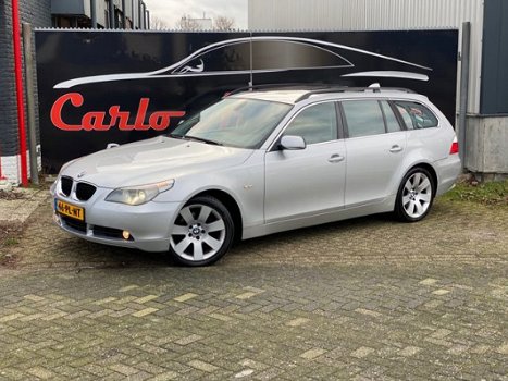 BMW 5-serie Touring - 525i HighEx Aut/Pano/Leer/ComfSt/NAP VOL - 1