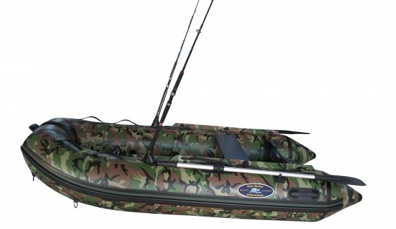 Waterig deeltje Zegenen HIBO Camouflageboot Visboot Karperboot Rubberboot Leger *