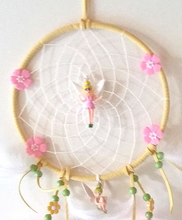 TINKERBELL (TINK) Dromenvanger-Dreamcatcher: Ring=15cm - Afbeelding 2