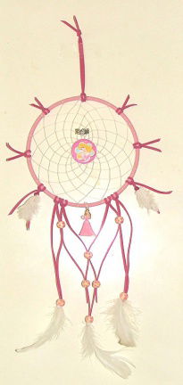 PRINSES DOORNROOSJE Dromenvanger / Dreamcatcher (Disney): Ring=13cm
