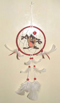 TAZ Dromenvanger / Dreamcatcher (Tasmanian Devil - Looney Tunes): Ring=13cm