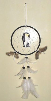 PINGUIN Dromenvanger / Dreamcatcher: Ring=15cm