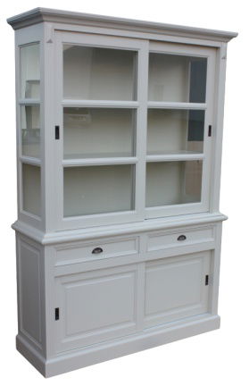 Buffetkast Almere wit - wit 150 x 50/45 x 220cm - nr. 1