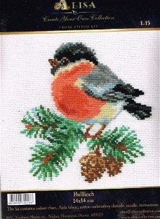 ALISA BORDUURPAKKET, BULLFINCH, ROODBORSTJE   115  op=op