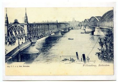 A054 Rotterdam Willemsbrug / Noord Holland Repro - 1