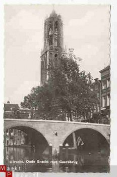 A093 Utrecht, Oude Gracht met Gaardbrug / Utrecht - 1