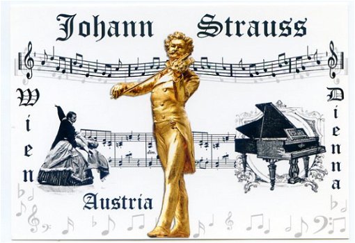 A099 Johann Strauss / Oostenrijk - 1