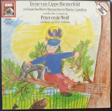 Irene van Lippe-Biesterfeld - Peter en de Wolf - kinderLP