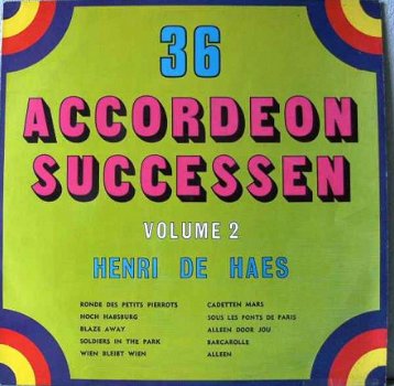 LP Henri De Haes - accordeon successen 36 VOL 2 - 1