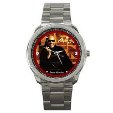 Stevie Wonder Stainless Steel Horloge