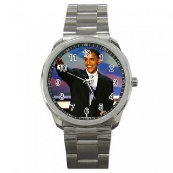 Barack Obama Stainless Steel Horloge - 1