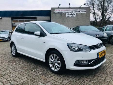 Volkswagen Polo - 1.0 Easyline LOUNGE*CLIMA*PDC*LM.VELG*CRUISECONTR.*STUURBEKR.*ARM STEUN*BOEKJES - 1