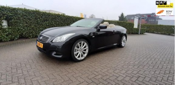 Infiniti G Cabrio - 37 GT G37 320pk Zeldzaam Navi Leder NAP - 1