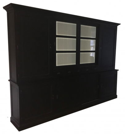 Buffetkast Gieten XL zwart - wit 310 x 50/40 x 230cm - nr. 1