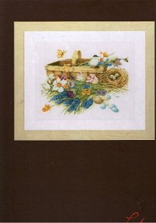 MARJOLEIN BASTIN BORDUURPAKKET, MAND MET LENTEBLOEMEN 155028