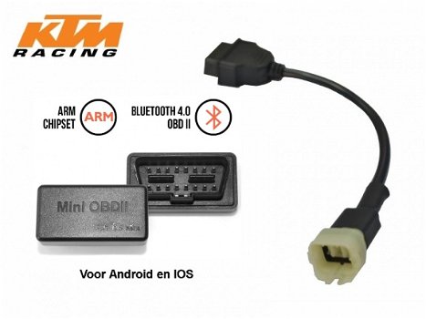 KTM motor diagnose scanner, draadloos WiFi voor Android en IOS - 1