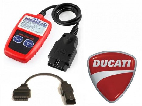 Ducati uitlees set met handscanner voor nieuwere modellen met 4 pins aansluiting - 1