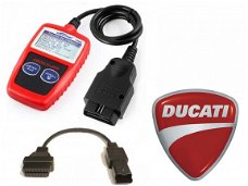 Ducati uitlees set met handscanner voor nieuwere modellen met 4 pins aansluiting