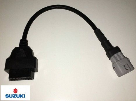 Suzuki motorbike 6 pin naar 16 pin verloopkabel – adapter - 1