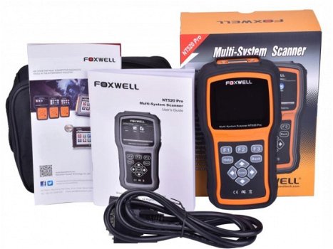 Foxwell NT520 PRO, OBD2 diagnose scanner voor alle systemen – Nederlands - 2