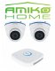 AMIKO HOME IPCAM camera beveiligingsset Dome 2 - 1 - Thumbnail