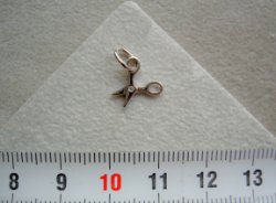Zilveren mini schaartje