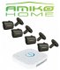 Amiko IPCAM home startersset bullet 4, antraciet camera beveiliging - 1 - Thumbnail