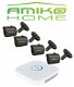 Amiko IPCAM home startersset bullet 4, wit camera beveiliging - 1 - Thumbnail